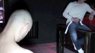 Sunny Blue and Pete Bull enjoy banging each other in the bar