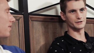 DisruptiveMovie.com - Justin Matthews fills Trevor Harris' tight hole with his huge l