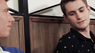 DisruptiveMovie.com - Justin Matthews fills Trevor Harris' tight hole with his huge l