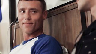 DisruptiveMovie.com - Justin Matthews fills Trevor Harris' tight hole with his huge l