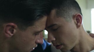 DisruptiveMovie.com - Dalton Riley bareback stretches Vincent O'Reilly's eager tight