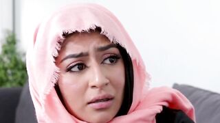 My Arabic neighbor Binky Beaz is slobbering over my massive cock