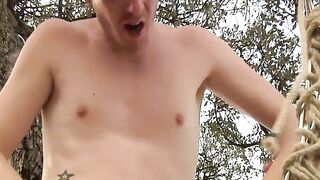TwinkDungeon.com - Sean Taylor receives a blowjob from skinny Chris Jansen
