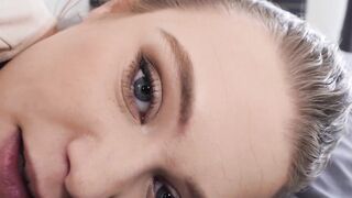 Teen Chloe Rose slobbers all over daddy Charles Deras and ends up fucking him