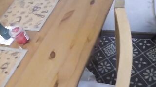 Stuck stepmom gets a irresistible anal pounding