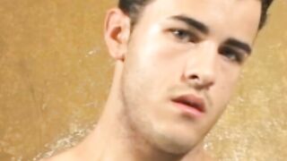 BareBrazil.com - Latino gay Bruno rides Claudios erected cock like a cow boy
