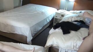 Wild Asian young gays sucking and riding cocks in foursome