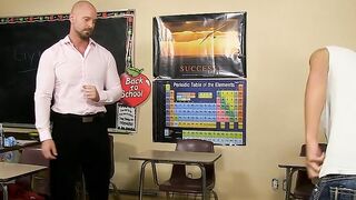 Teacher has passionate anal session with hung twink