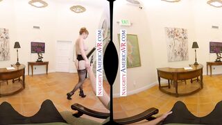 Masseuse Lauren Phillips spreads her legs bends over ride on your dick and fucks you in elation at The Spa