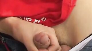 Hardcore outdoor bareback threesome with horny fuckers