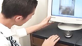 Junior is rock hard and ready to anal fuck his lusty friend