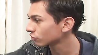 Junior is rock hard and ready to anal fuck his lusty friend