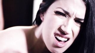 Sinful Alex Coal bent over and ravaged by her stepbrother