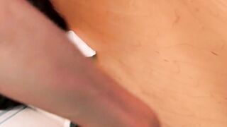 Submissive twink Kyler Moss spanked and ravaged by young gay