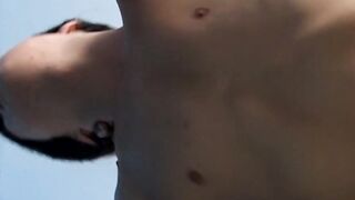 Submissive twink Kyler Moss spanked and ravaged by young gay