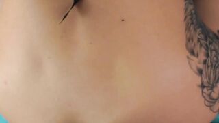 Cute teen with blue eyes sucks and fucks stepdads big fat cock