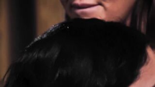 Tattooed brunette Mia Moore moans during hot pussy licking