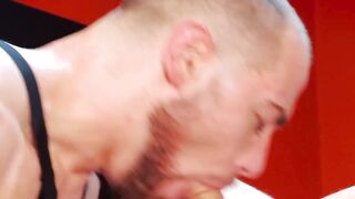 RagingXXX.com - Leather-loving jocks in a hardcore fuck after oral play