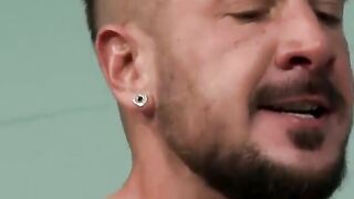 GayOver30.com - Dolf bends Bryan Cole over for an intense anal fucking session