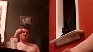 Mature homo Joe seduces young amateurs for blowjob and anal