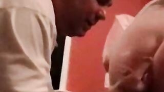 Mature homo Joe seduces young amateurs for blowjob and anal