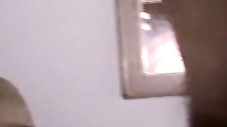 Horny jock jerks off his throbbing dick while giving blowjob