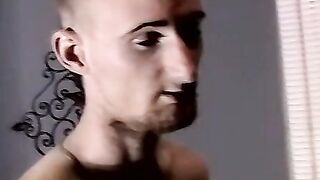 Kinky amateur gets warm facial after hot interracial blowjob