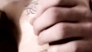 Kinky amateur gets warm facial after hot interracial blowjob