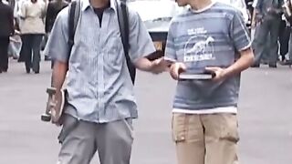 Hung latino twink ass bangs his friend and makes him cum