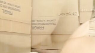 Latin twinks breeding and rimming in the back storage