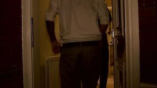 Kinky dark haired meets a fat cock