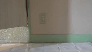 Japanese girl masturbates solo and pees in homemade video