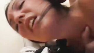 Busty amateur teen girlfriend sucks