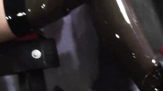 EU girlfriend screwing her cunt with a dildo