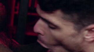 Busty Micah Martinez serves his raging fist to handsome Devin Francos smooth ass