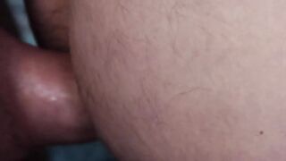 Hairy Chandler Scott licks my ass before intense raw barebacking
