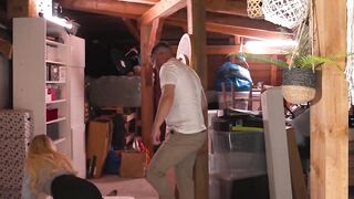 Naughty blonde Ann Joy is creampied by her hung colleague