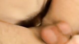 Twink Zack Randall makes a bottom twink cum during a hard core anal session