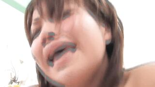 19 yo year mature Japanese barely legal makes her first cumshot gang bang