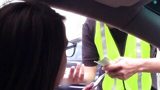 She can handle a parking ticket anytime