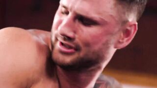Hairy Hunk Ty Boderick fucked Muscular Blain OConnor in a rough and passionate way
