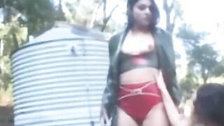 PussyCatsLatex.com - Outdoor latex feast with naudia nyce and inked seductress