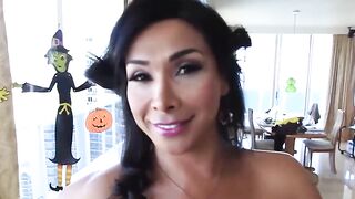 TS porn dehind the scenes with hot shemale Vaniity