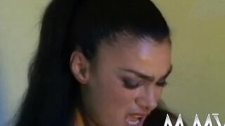 Dark Hair honey masturbating inside shower