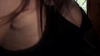 Trashy beauty gets banged! and titty creampie
