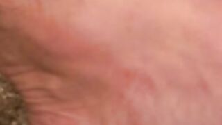 Mature hairy man masturbates after an interview and cums