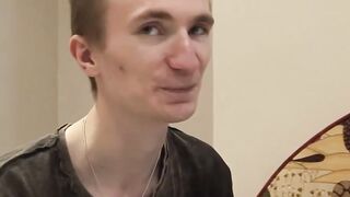 Twink amateurs Alex Kage and George Lincoln bareback and rim