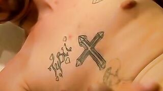 Straight thugs competing who will cum first while jerking