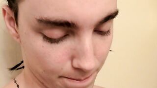 Inked straight guy Blinx likes working on his cock solo