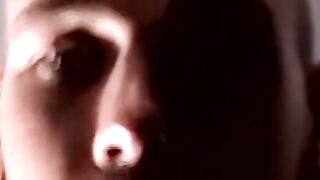 Amateur masturbator Pearl comes hard after solo session